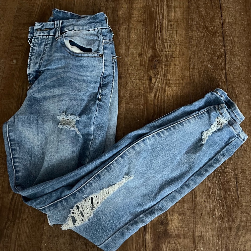 Rue 21 Skinny Ripped Jeans